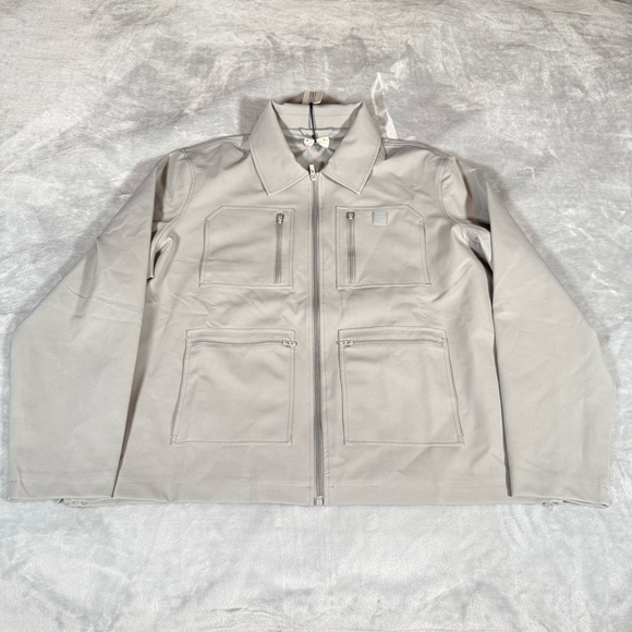 FILA 4 Pocket Tour Jacket Mens XL Full Zip Heavyweight Gray NEW - Picture 1 of 12